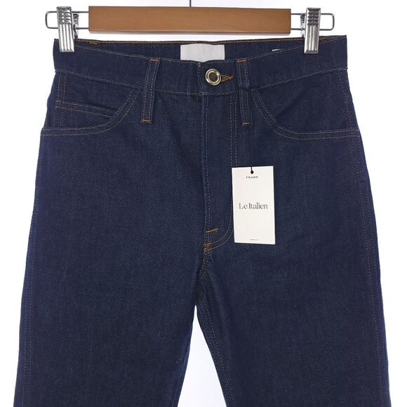 Frame Le Italien True Straight Blue Jeans Womens Size 23 - Picture 4 of 15